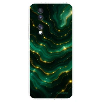 Picasee Honor 70 Hülle - Transparentes Silikon - Emerald