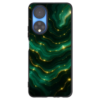 Picasee Honor X7 Hülle - Schwarzes Silikon - Emerald