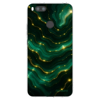 Picasee Xiaomi Redmi A1 Hülle - Transparentes Silikon - Emerald