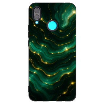 Picasee Huawei Nova 3 Hülle - Schwarzes Silikon - Emerald