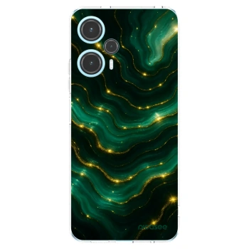 Picasee Xiaomi Poco F5 Hülle - Transparentes Silikon - Emerald