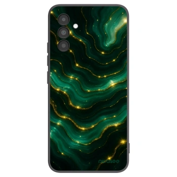 Picasee Samsung Galaxy A04s A047F Hülle - Schwarzes Silikon - Emerald
