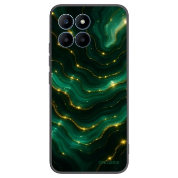 Picasee Honor 70 Lite Hülle - Schwarzes Silikon - Emerald