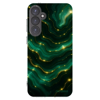 Picasee Samsung Galaxy S23 FE S711B Hülle - Transparentes Silikon - Emerald