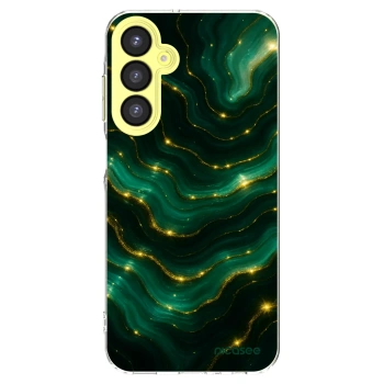 Picasee Samsung Galaxy A25 A256B 5G Hülle - Transparentes Silikon - Emerald