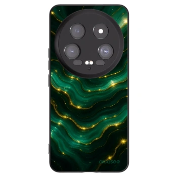 Picasee Xiaomi 14 Ultra Hülle - Schwarzes Silikon - Emerald