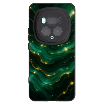 Picasee Honor Magic6 Pro Hülle - Schwarzes Silikon - Emerald
