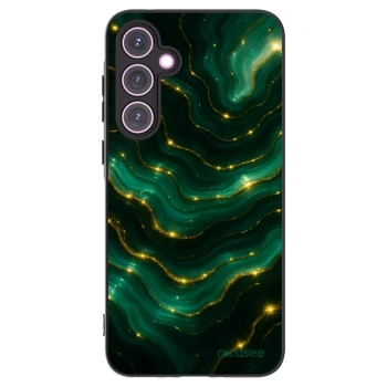 Picasee Samsung Galaxy A35 5G A356B Hülle - Schwarzes Silikon - Emerald