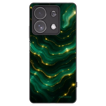 Picasee Xiaomi Redmi Note 13 Pro 4G Hülle - Schwarzes Silikon - Emerald