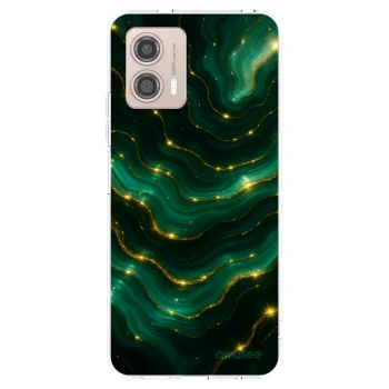 Picasee Motorola Moto G53 5G Hülle - Transparentes Silikon - Emerald