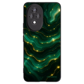 Picasee Honor 200 Pro 5G Hülle - Schwarzes Silikon - Emerald