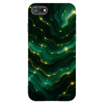Picasee Apple iPhone 7 Hülle - Transparentes Silikon - Emerald