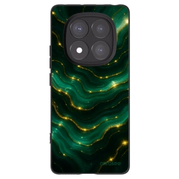 Picasee Xiaomi Redmi Note 14 Pro+ 5G Hülle - Schwarzes Silikon - Emerald
