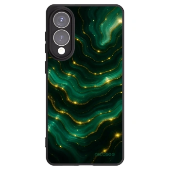 Picasee Samsung Galaxy S25 Edge 5G Hülle - Schwarzes Silikon - Emerald