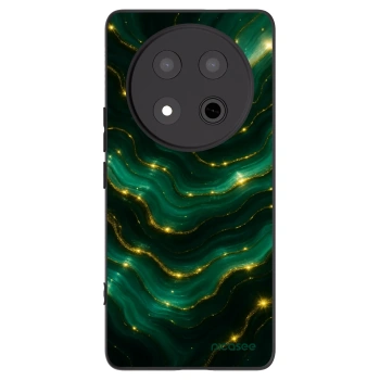 Picasee Honor Magic7 Lite 5G Hülle - Schwarzes Silikon - Emerald