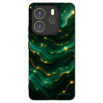 Picasee Xiaomi Redmi Note 14 4G Hülle - Schwarzes Silikon - Emerald