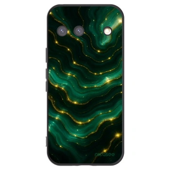 Picasee Google Pixel 9 Hülle - Schwarzes Silikon - Emerald