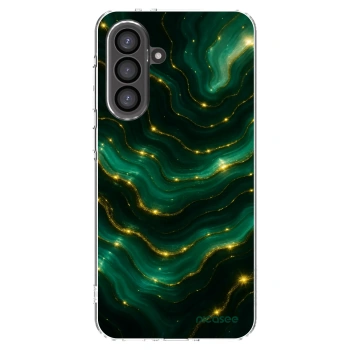 Picasee Samsung Galaxy A36 5G Hülle - Transparentes Silikon - Emerald