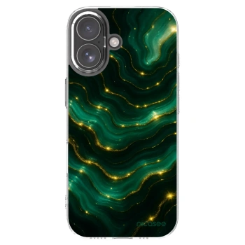 Picasee Apple iPhone 17 Hülle - Transparentes Silikon - Emerald