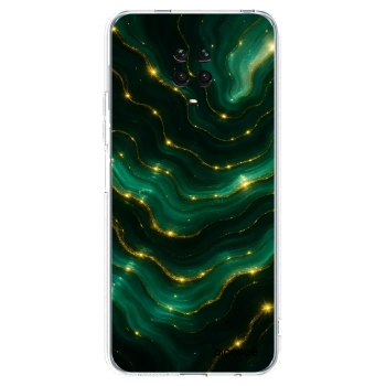 Picasee Xiaomi Redmi Note 9S Hülle - Transparentes Silikon - Emerald
