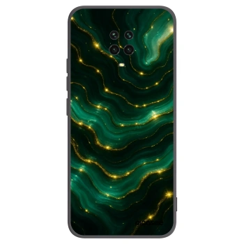 Picasee Xiaomi Redmi Note 9S Hülle - Schwarzes Silikon - Emerald