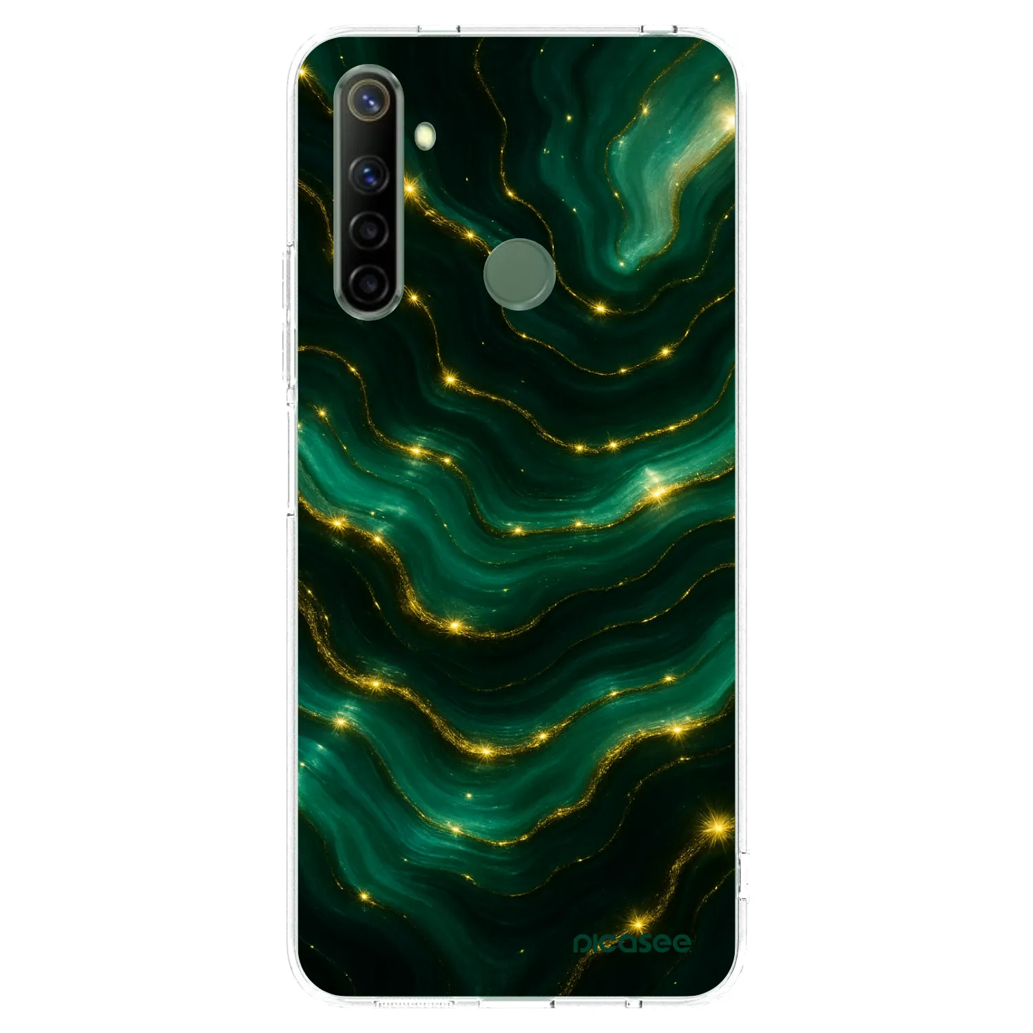 Picasee Realme 6i Hülle - Transparentes Silikon - Emerald