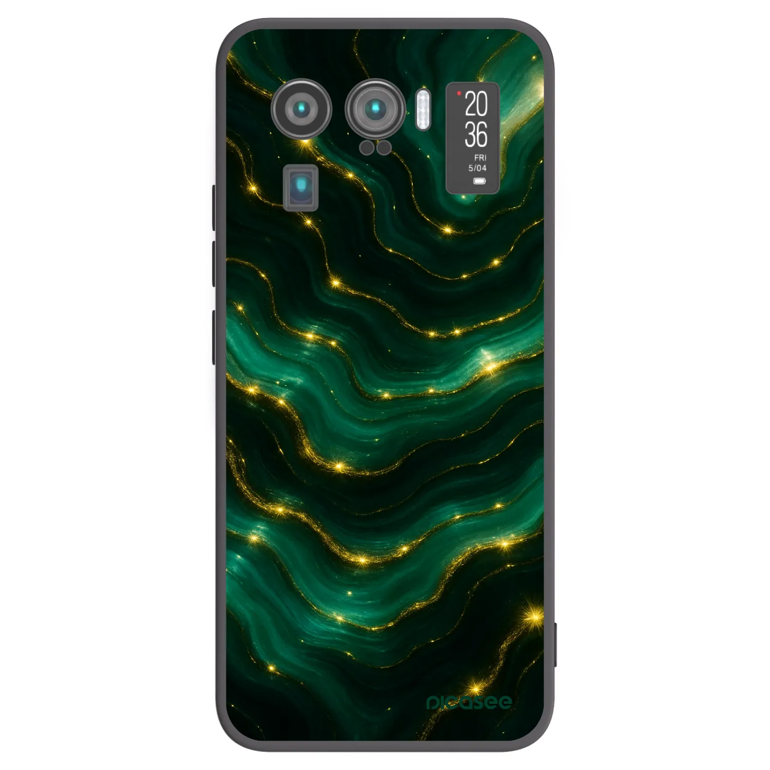 Picasee Xiaomi Mi 11 Ultra Hülle - Schwarzes Silikon - Emerald