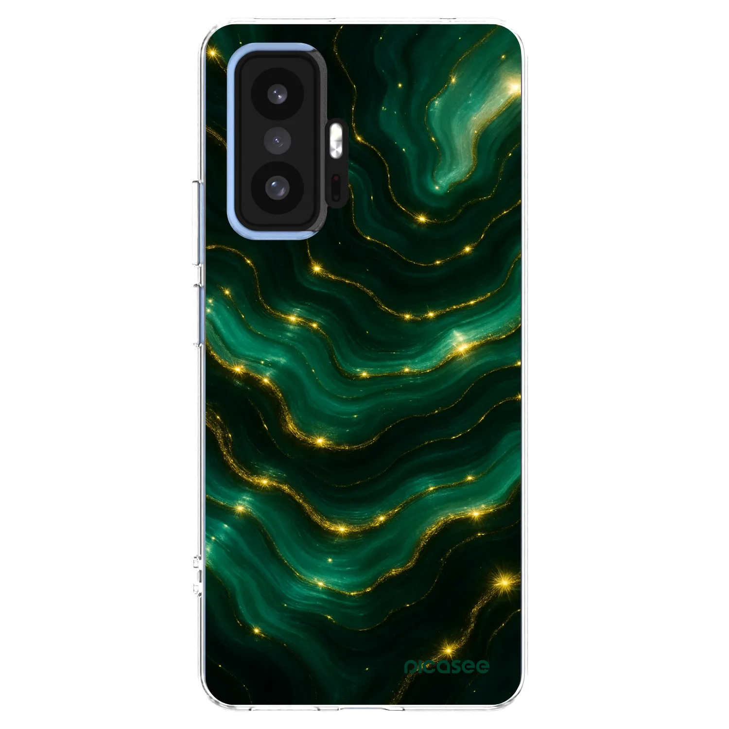 Picasee Xiaomi 11T Pro Hülle - Transparentes Silikon - Emerald