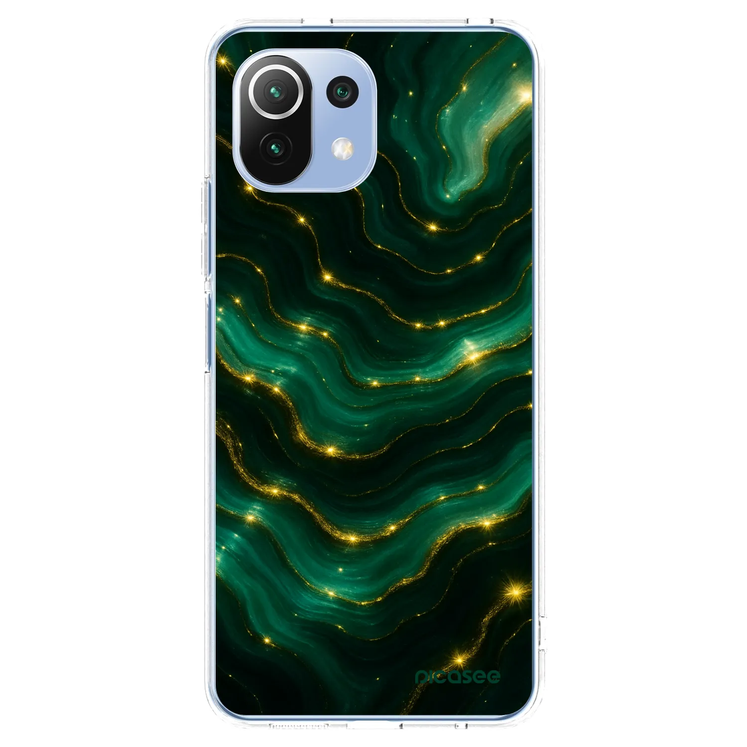Picasee Xiaomi 11 Lite 5G NE Hülle - Transparentes Silikon - Emerald