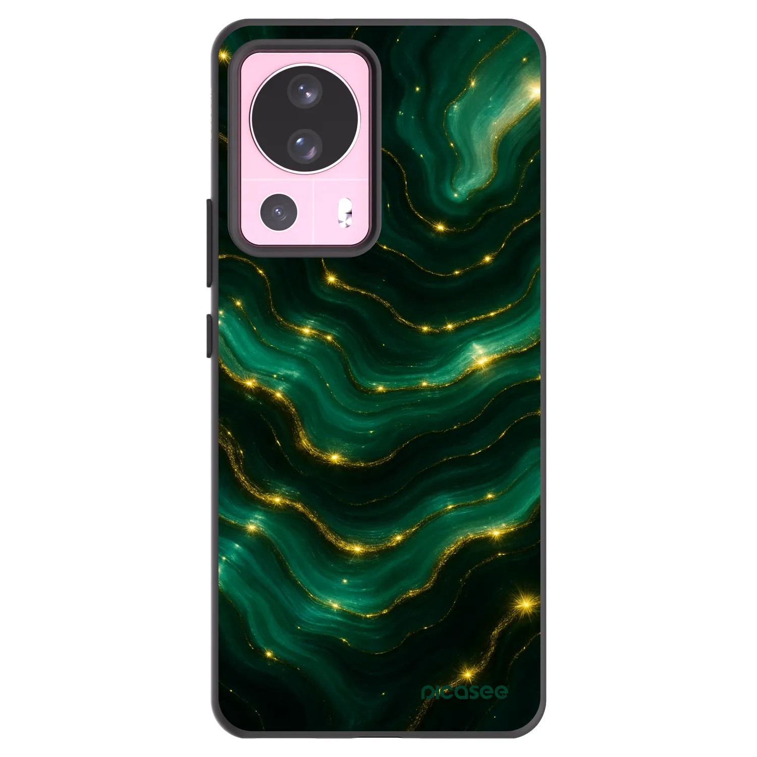 Picasee Xiaomi 13 Lite Hülle - Schwarzes Silikon - Emerald