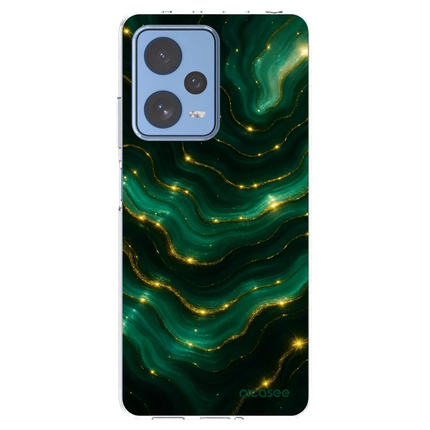 Picasee Xiaomi Redmi Note 12 Pro 5G Hülle - Transparentes Silikon - Emerald