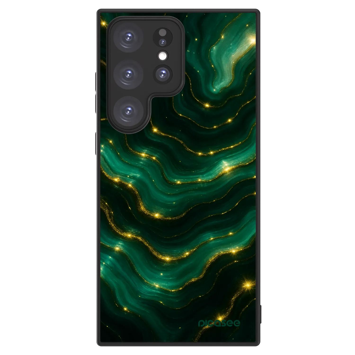 Picasee ULTIMATE CASE PowerShare für Samsung Galaxy S23 Ultra 5G - Emerald