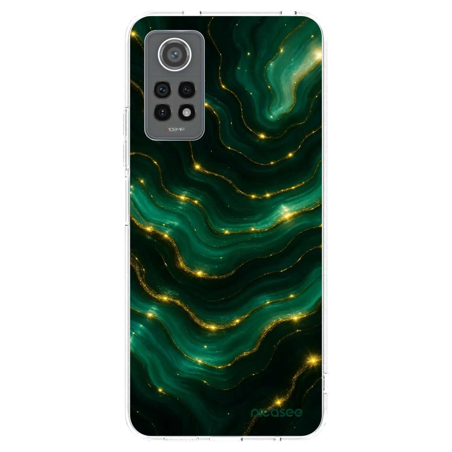 Picasee Xiaomi Redmi Note 12 Pro 4G Hülle - Transparentes Silikon - Emerald