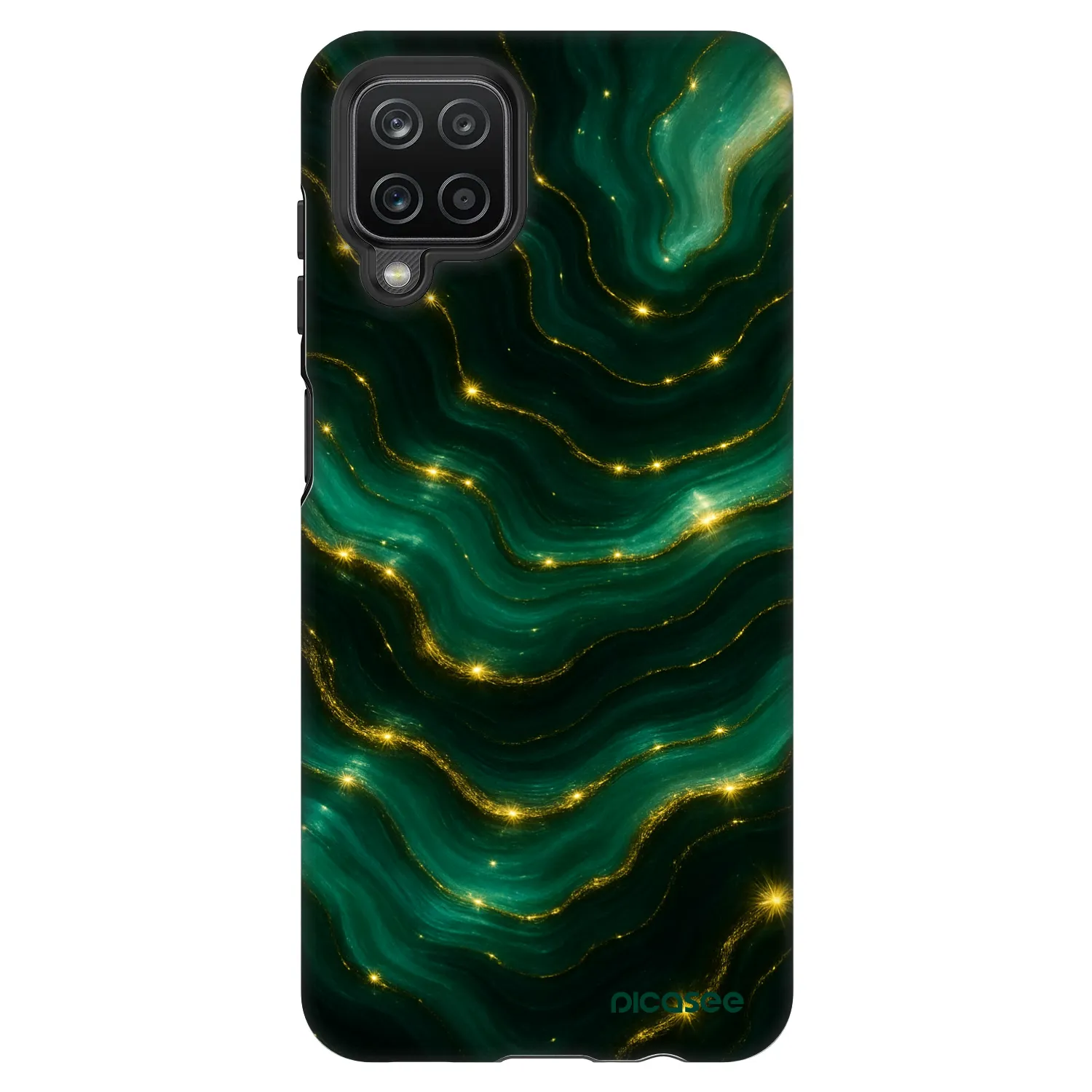 Picasee Fashion Case für Samsung Galaxy A12 A125F - Emerald