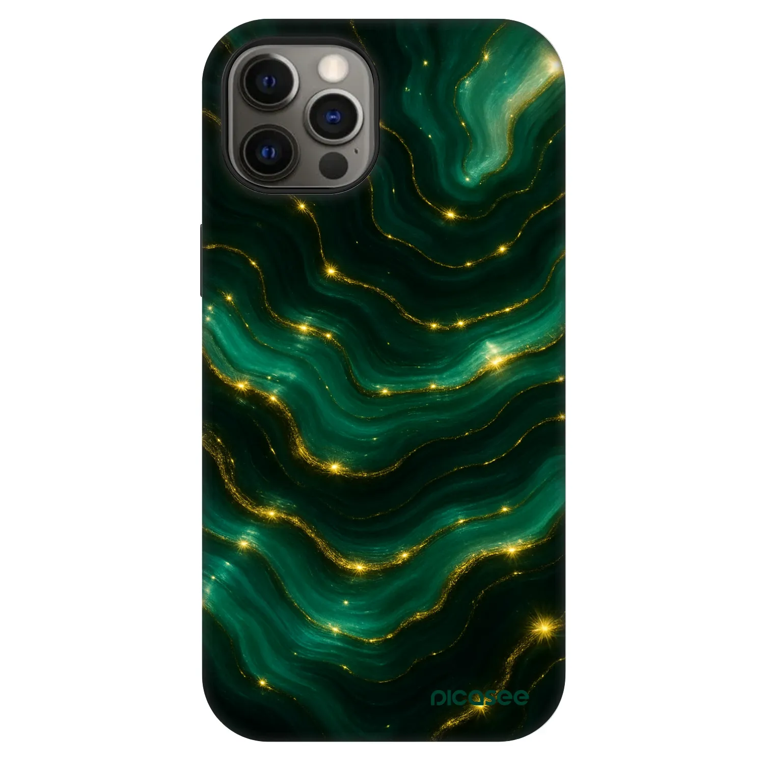 Picasee Fashion Case MagSafe für Apple iPhone 12 - Emerald