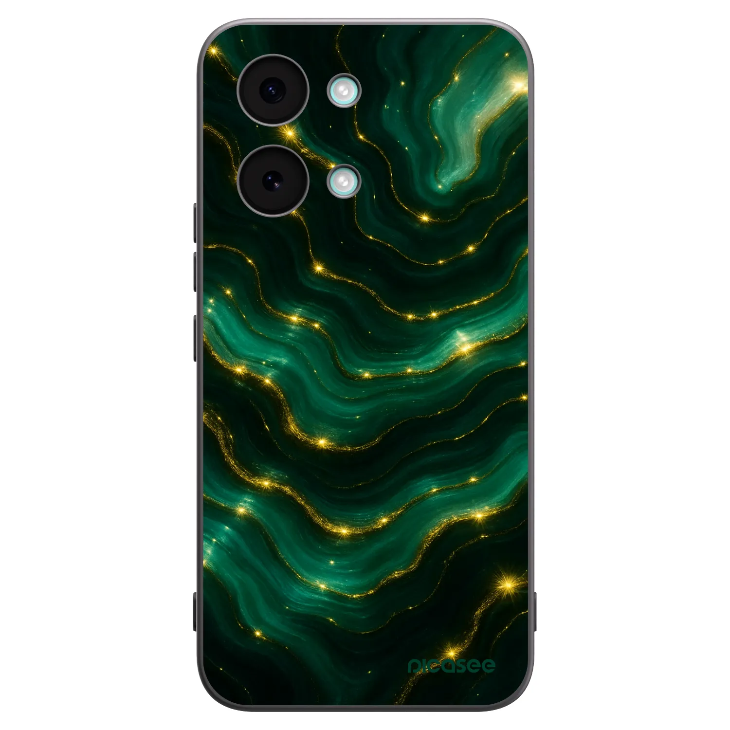 Picasee Xiaomi Poco X8 Pro Max Hülle - Schwarzes Silikon - Emerald