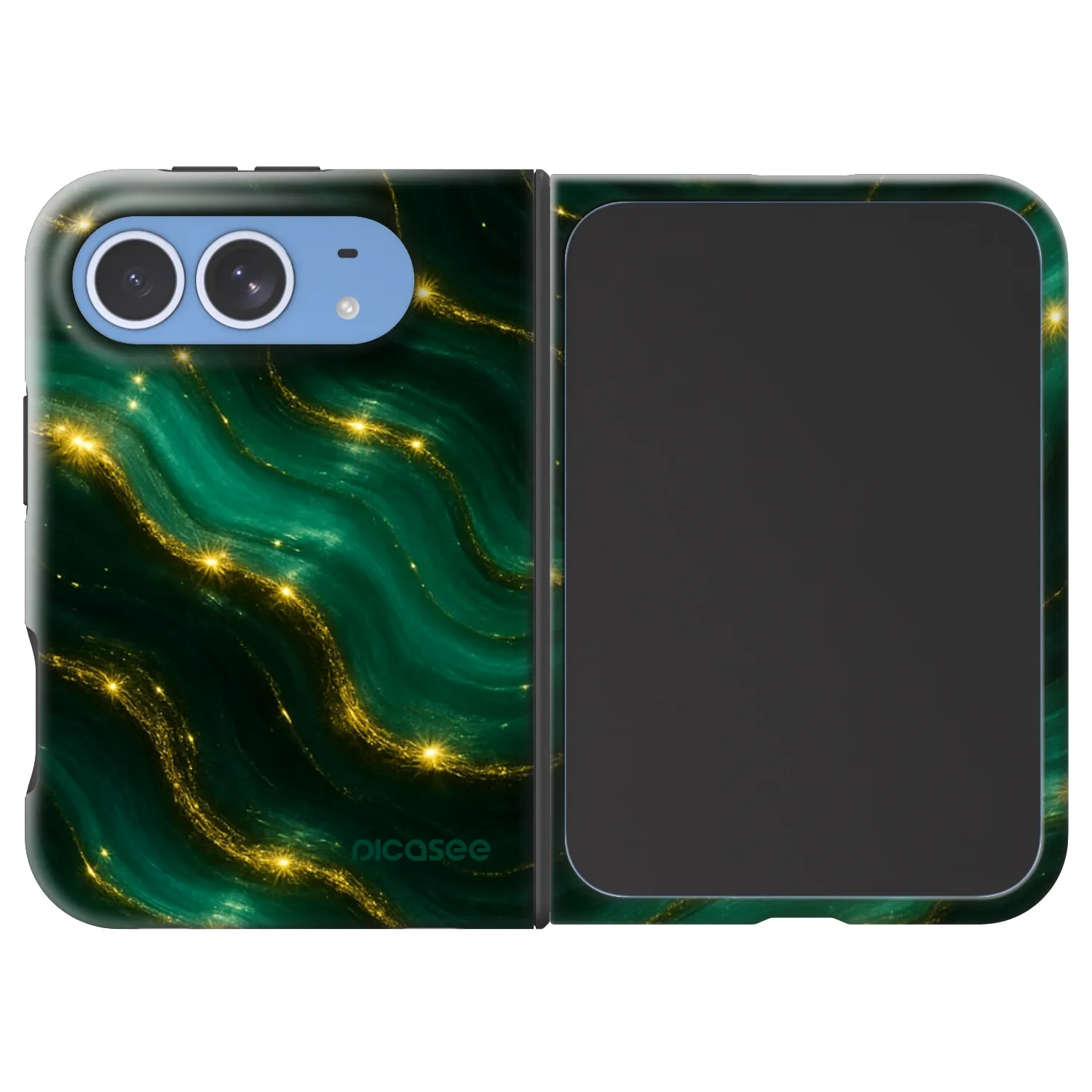 Picasee Fashion Case MagSafe für Apple iPhone Duo - Emerald