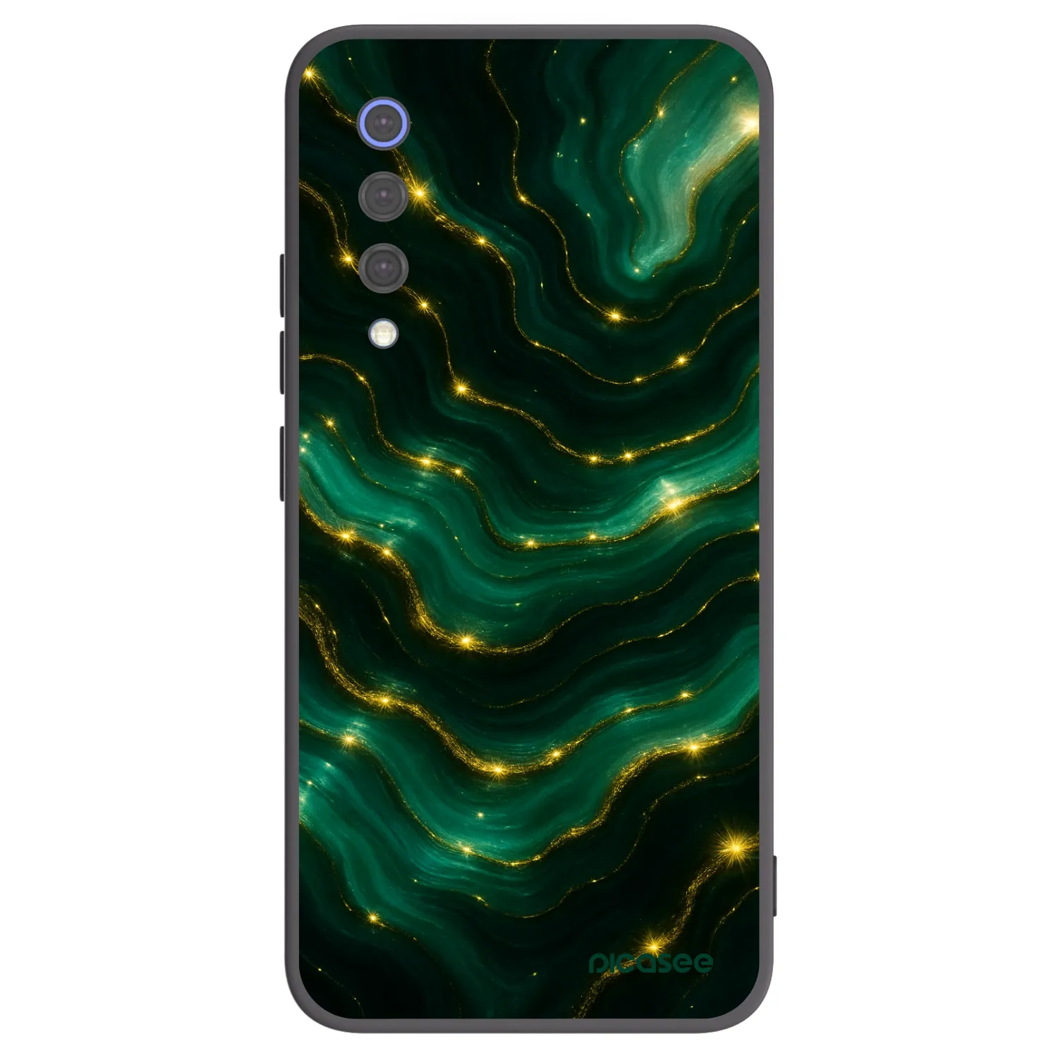 Picasee Xiaomi Mi 9 SE Hülle - Schwarzes Silikon - Emerald