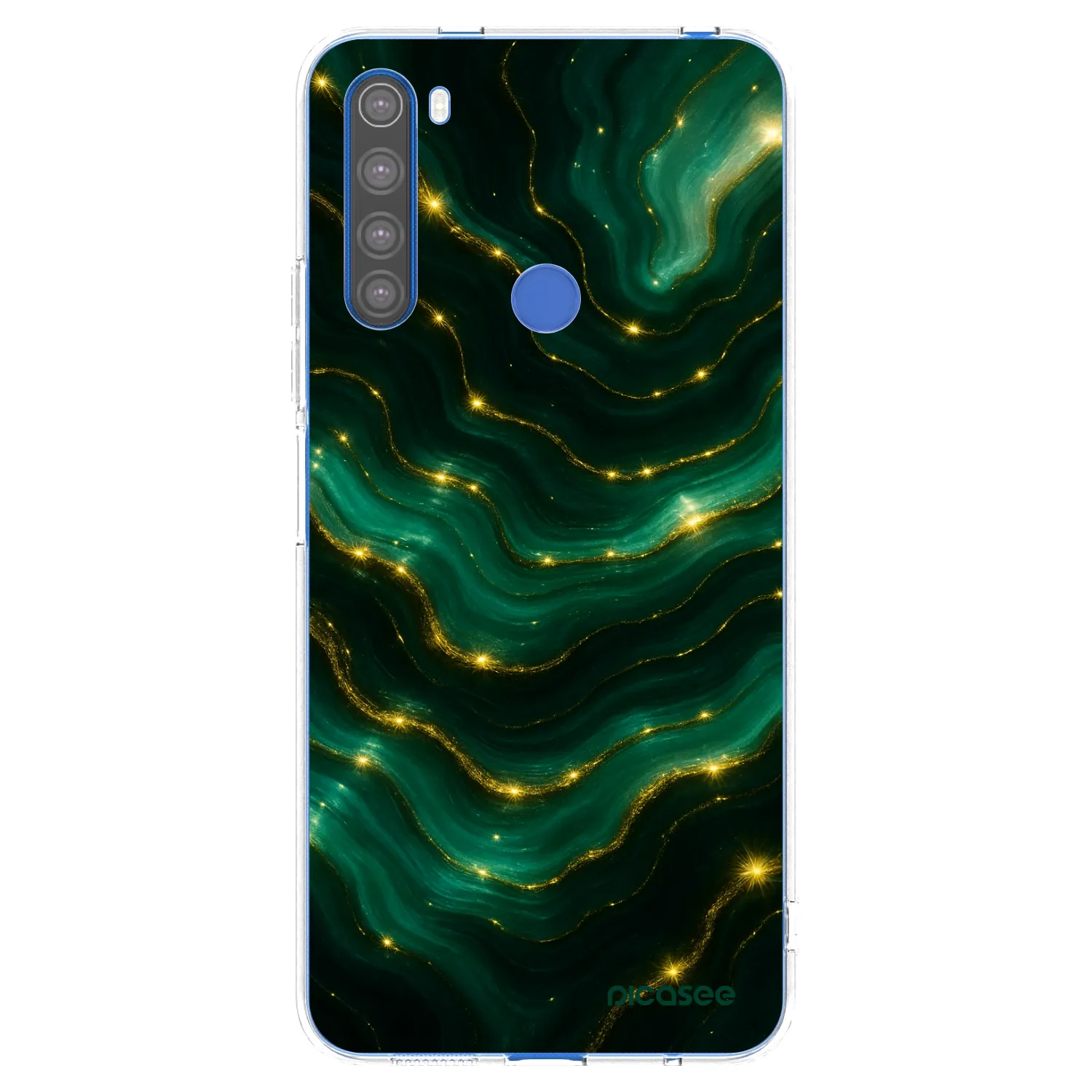Picasee Xiaomi Redmi Note 8T Hülle - Transparentes Silikon - Emerald