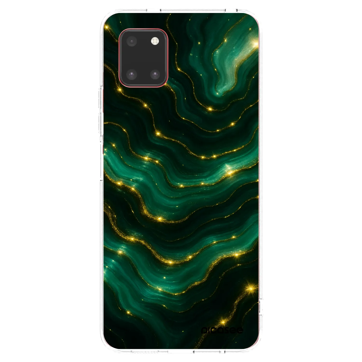 Picasee Samsung Galaxy Note 10 Lite N770F Hülle - Transparentes Silikon - Emerald