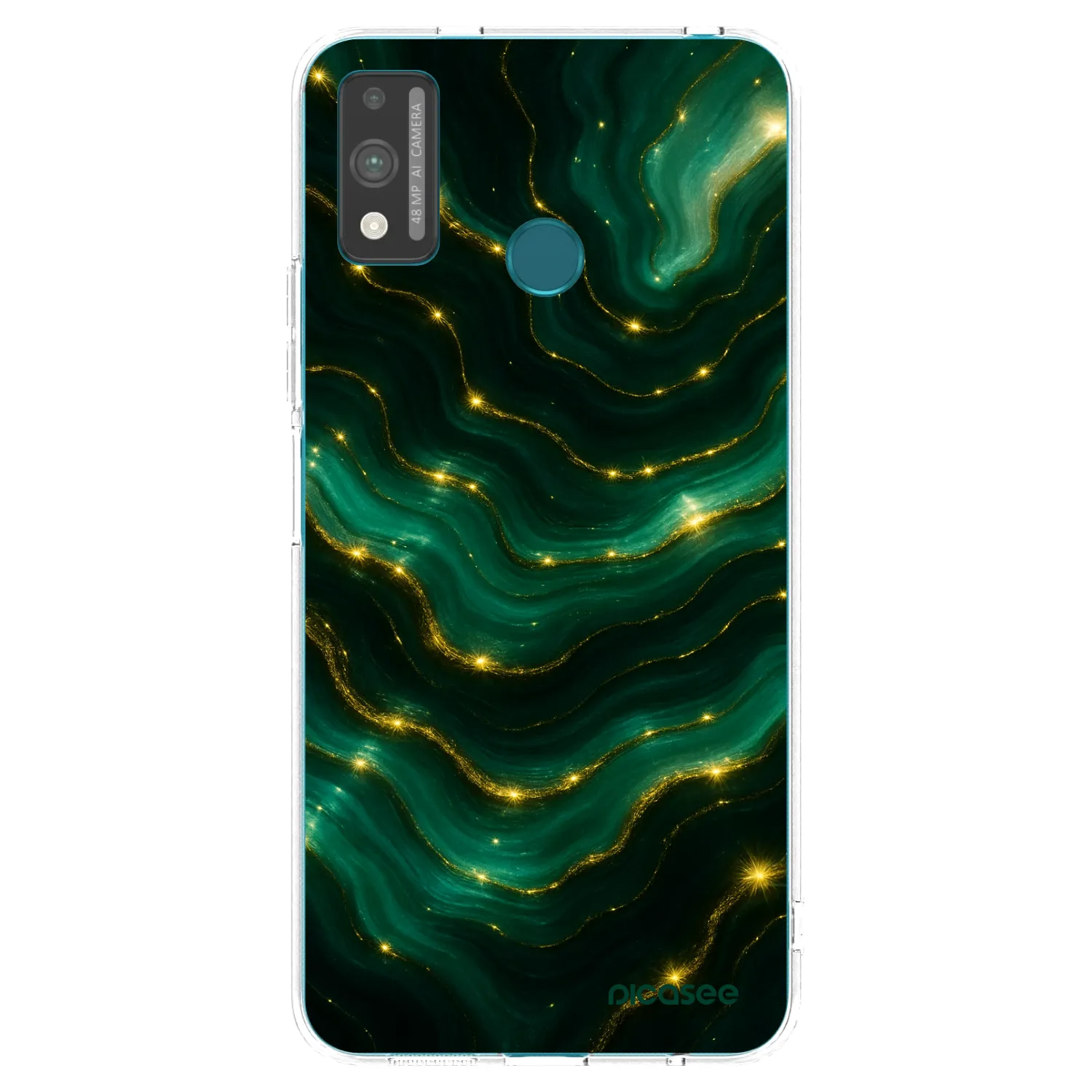 Picasee Honor 9X Lite Hülle - Transparentes Silikon - Emerald