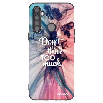 Picasee Realme 6i Hülle - Schwarzes Silikon - Don't think TOO much