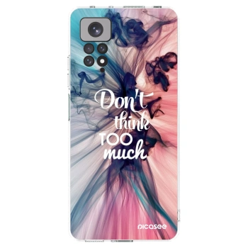 Picasee Xiaomi Redmi Note 11S 4G Hülle - Transparentes Silikon - Don't think TOO much