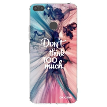 Picasee Huawei P Smart Hülle - Transparentes Silikon - Don't think TOO much