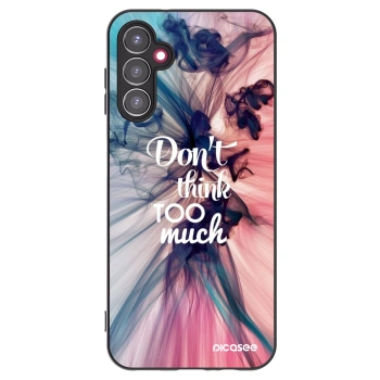 Picasee Samsung Galaxy A14 4G A145R Hülle - Schwarzes Silikon - Don't think TOO much