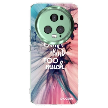 Picasee Honor Magic5 Pro Hülle - Transparentes Silikon - Don't think TOO much