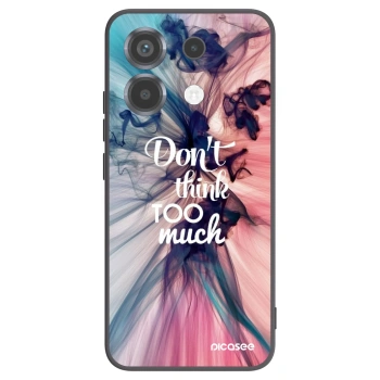 Picasee Xiaomi Poco X6 Hülle - Schwarzes Silikon - Don't think TOO much