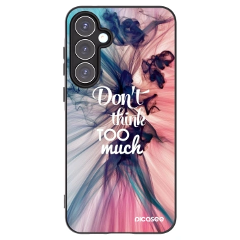 Picasee Samsung Galaxy A55 5G A556B Hülle - Schwarzes Silikon - Don't think TOO much