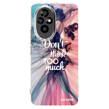 Picasee Honor 200 Pro 5G Hülle - Transparentes Silikon - Don't think TOO much