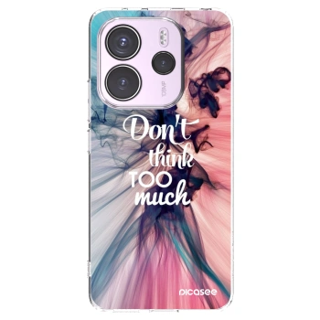 Picasee Xiaomi Redmi Note 14 4G Hülle - Transparentes Silikon - Don't think TOO much